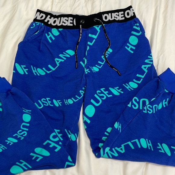 House of holland blue sweatpants medium - Picture 6 of 7